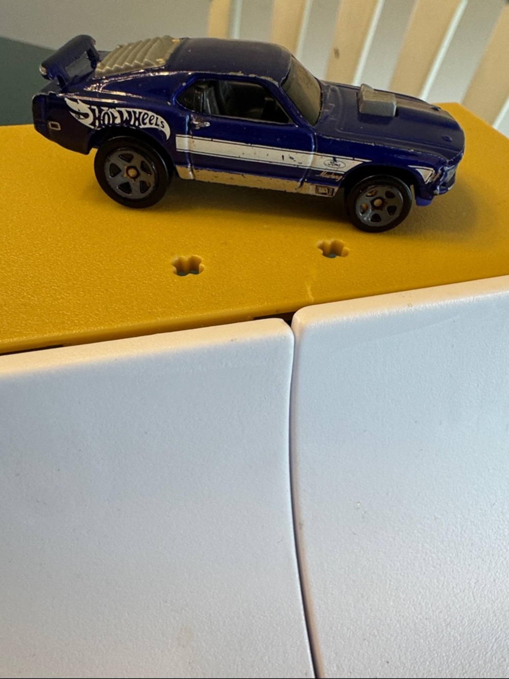 Hot Wheels Blue Muscle Car Toy - Kids Cars & Vehicles